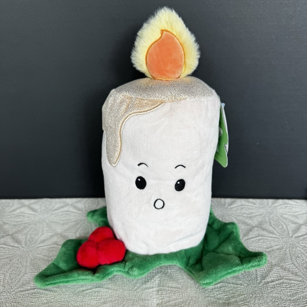 Target Gigglescape Christmas 9" Candle with Holly Plush Toy 2025 NEW